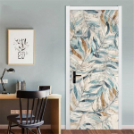 P&otilde;hjamaade stiilis taimne seinakaunistus Seinakleebis DIY lilled Troopilised palmilehed Seinakleebised Moodsa kunsti vin&uuml;&uuml;lkleebised seinamaalingud 77x200cm