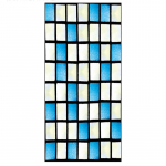 Vitraažakna kile l&auml;bipaistmatu j&auml;&auml;tunud privaatsuskaitse korduvkasutatav eemaldatav kodukaunistusega kiriku aknakate 40cm x 120cm