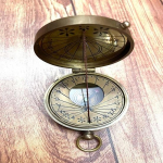 Brass Push Button Navigation Mary Rose tasku