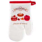 Les Tr&eacute;sors De Lily [A2431] &ndash; ahjukinnas 'Patisseries' punane valge (K&auml;sit&ouml;&ouml;line ja maitsev) - 28x14 cm punane