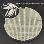 Hambaravilabori k&auml;rgstruktuuriga p&otilde;letusalused ja tsirkooniumkeraamilised tihvtid ja metalltihvtid hambaravilaboritehniku materjal hambaarsti t&ouml;&ouml;riistad 1 set A