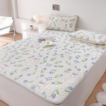Tai lateksist suvematt, kolmeosaline komplekt, tr&uuml;kitud suvine j&auml;&auml;siidist suvematt, pestav kokkupandav jahe tunnetusmatt 150*200CM 3PCS