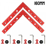 T&auml;isnurga kinnitusklambri abikinnitus 90-kraadine liitmisplaadi positsioneerimispaneel Fikseeritud klamber L-kujuline 140mm Squares Clamp Hook