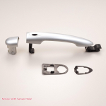 BDP1168 v&auml;lisukse k&auml;epide koos anduriga Chrome Color 806B08422R Renault Fluence Megane 3 Clio 4 Scenic 3 Captur 1 jaoks
