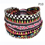 Aafrika mustriga prindiga peapael naistele Twist Style juuksepael, naiste salong