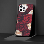 Pink Rose Bling prindi&uuml;mbris Iphone 14 11 13 Pro Max 12 Mini Xr 7 8 Plus Se 2020 Xs 6 6s + Coque Black pehme telefonikoti kate iPhone 14 Pro Max