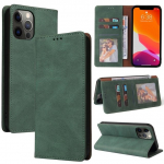 Rahakoti nahast klapp&uuml;mbris iPhone 12 Pro Max 12 Mini 11 Pro Max Se 2020 X Xs Xr Xs Max 8 Plus 7 Plus 6 / 6s Plus kukkumiskindel &uuml;mbris iPhone 6 roheline