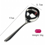 304 roostevabast terasest supilusikas Korea stiilis pott suur pea lusikas s&uuml;gava pika varrega supikulp keedulusikas lauan&otilde;ud Short handle