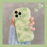 Korea armsa s&uuml;damega k&auml;ev&otilde;ru, l&auml;bipaistev armastus, armas telefoni&uuml;mbris iPhone'i jaoks 14 13 12 11 Pro Max Plus k&auml;ev&otilde;ru p&otilde;rutuskindel pehme kate For iPhone 12 Pro