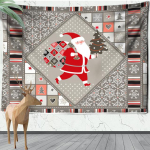 J&otilde;uluvana seinavaibad Uusaasta Head p&uuml;hadekingitused Seinale riputatud Armas multikas seedripuu sisekujundus 95x70 CM