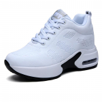 S&uuml;gis/talv uue stiiliga v&otilde;rkkangast hingavad jalan&otilde;ud &otilde;hkpadi naiste kingad paksu tallaga sisemine suurendamine naiste kingad 34 valge