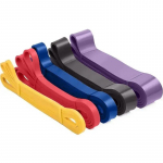 Erinevate koormustega elastsete aasade komplekt Supretto fitnessile (7610)