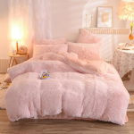 Crystal Plush Plush voodipesu Talvine paks soe naaritsa neljaosaline &uuml;likond Queen