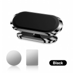 Magnetiline autotelefoni hoidik 360-kraadine miniriba kujuga alus metallist magnetiga GPS-i autokinnitusalus seinakontori magamistoa kronstein must