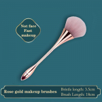 Nail Art Brush Meigipuudri pintsel &Otilde;huke p&auml;ris v&ouml;&ouml;koht disainitud k&uuml;&uuml;nte tolmust puhastav pehme karusnahk ei s&ouml;&ouml; puudripintsli t&ouml;&ouml;riist