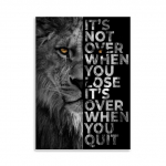 Metsik L&otilde;vi kiri Motiveeriv tsitaat Kunst plakatid ja v&auml;ljatr&uuml;kid l&otilde;uendil Maalimine Moodne seinakunst Kontor Kodukaunistused Pildid Seinamaal 20x30cm