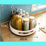 K&ouml;&ouml;girest 360-kraadine p&ouml;&ouml;rlev maitseainerest lauaarvuti mitmekihiline maitseainete hoiualus, mitmefunktsiooniline plaadim&auml;ngija 1 layer