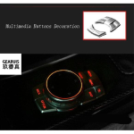 Car styling Roof Dome microphone decorative covers Interior Trim Sequin Stickers for BMW X3 F25 X4 F26 auto Accessories
