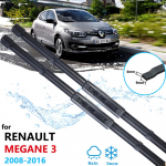 Auto klaasipuhasti hari jaoks Renault Megane 3 III MK3 2008~2016 Coupe CC GT esiklaasi klaasipuhastid Autotarvikud