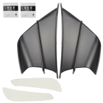 Mootorratta Wingleti aerod&uuml;naamilise tiivakomplekti spoiler Yamaha YZF R1 R6 R3 R25 BMW S1000RR 50 125 mootorrattale Style 1 gray
