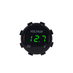 LMoDri Waterproof Car Cigarette Lighter Socket Plug LED Len Digital Display Voltmeter Adapter For Car instrument Motorcycle punane