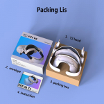 Reguleeritav Elite peapael Oculus Quest 2 jaoks Kokkupandav disain Tasakaalustatud disain Parandab mugavust Oculus Quest 2 VR-tarvikute jaoks T2 Strap