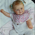 60 CM 3D-v&auml;rviga Skin Art Reborn Bebe veeniriidest keha silikoonist beebinuku m&auml;nguasi Maddie t&uuml;drukule naeratavale v&auml;ikelapsele elutruu kingitus