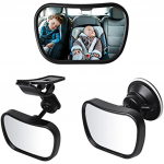 360&deg; auto tahavaatepeegel beebile beebi tagaistme peegel Auto beebipeegel auto tagaistme peegel beebi auto peegel 10x8x5cm
