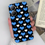 &Uuml;mbris Vivo Y02 Y10 Y11 Y12 Y20 Y21 Y30 Y33 Y35 Y36 jaoks Moodne p&otilde;rutuskindel kaitsev l&auml;bipaistev pehme silikoonist TPU kate Love Heart Vivo kaitseraua jaoks Vivo Y02 4G