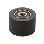 1 tk 6x30x20 mm rulliku laagri rihmaratta liugkonveieri PU-ratas m&ouml;&ouml;bli jaoks, riistvaratarvikud, mobiilne uks(Must) must