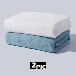 SEMAXE vannilina puhas puuvillane luksuslik kvaliteetse vannir&auml;tikute komplekt 70x140cm kaheosaline komplekt Pehme &uuml;liimav kollane valge sinine G Bath towel