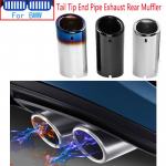 Autostiil Titaanmust Auto V&auml;ljalaskesummuti Saba Roostevabast Terasest Toru Ots BMW F10 F11 F18 520i 523i 525i 528i jaoks Base