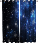 Space Nebula Galaxy Aknakardinad Elutoa Kangas Kardinad Kardinad Kodukaunistused Magamistoa kardinad 135W x 60H(cm)