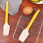 2tk/komplekt Silikoon-kreemi k&uuml;psetuslabidas Kuumakindel mittenakkuv v&otilde;ikaabits Minin&otilde;ud moosikoogi k&ouml;&ouml;giriistade segamiseks 2pcs