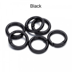 5 tk vedru O-r&otilde;ngas pandlad klambrid karabiin konksud isetegemise ehete valmistamiseks tarvikud 28x19.5x4.4mm