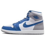 Air Jordan 1 Retro High OG True Blue Unisex tossud Valge Tsemendihall DZ5485-410 44