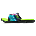 Under Armour Ignite Pro Graafilise Rihmaga Pl&auml;tud Holograafilised Meeste Tennised Must-Roheline-Surge 3026024-002 46
