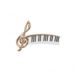 Loomingulised klaverinootide kujuga pross Peen elegantne kirjanduslik muusikariistam&auml;rk pulmapeo ehe kingitus kuldne