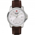 Swiss Alpine Military By Grovana Leader H&otilde;bedane sihver Kvarts 7011.1532 100M Meeste k&auml;ekell h&otilde;be