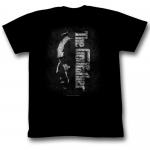 Godfather Shadow Slim Fit must Unisex T-s&auml;rk S