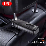 SEAMETAL autoistme seljatugi varjatud konks, n&auml;htamatu auto tagumine multifunktsionaalne mobiiltelefoni aluse sisustustarvikud 1 piece must