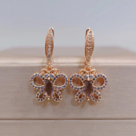 Korea trendikas lilla tsirkoonist liblikas k&otilde;rvar&otilde;ngad naistele mood kullav&auml;rvi k&otilde;rvar&otilde;ngad ehted peo aksessuaarid kuld