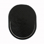 &Uuml;mmargune pehme du&scaron;i&scaron;ampoon massaažihari kamm peanaha juukseid pesev pea masseerija must