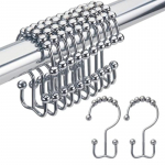 5 tk roostevabast terasest vannikardina rullkonksud Double Glide du&scaron;ikardinad r&otilde;ngad nagid libisemisvastased rullikud vannitoatarvikud h&otilde;be