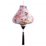 Vintage laternad, lille tr&uuml;kitud tuttide riputuskonksuga Loo atmosf&auml;&auml;ri veekindlad kodukaunistamise laternad C