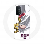 &Uuml;mbris Oppo A74 5G Saitama One Punch Man Anime plakati jaoks
