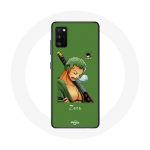 Coque Samsung Galaxy A41 One piece Manga Zoro ep&eacute;e