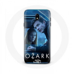 &Uuml;mbris Samsung Galaxy S4 Ozarki seeria 4. hooaja plakatile Wendy Byrde ja Marty Byrde