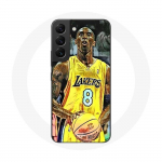 Coque pour Samsung Galaxy S22 Kobe Bryant Dunk lakers 8 NBA Noir