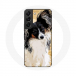 &Uuml;mbris Samsung Galaxy S21 FE kontinentaalse k&auml;&auml;busspanjeli liblikaskoera t&otilde;ule